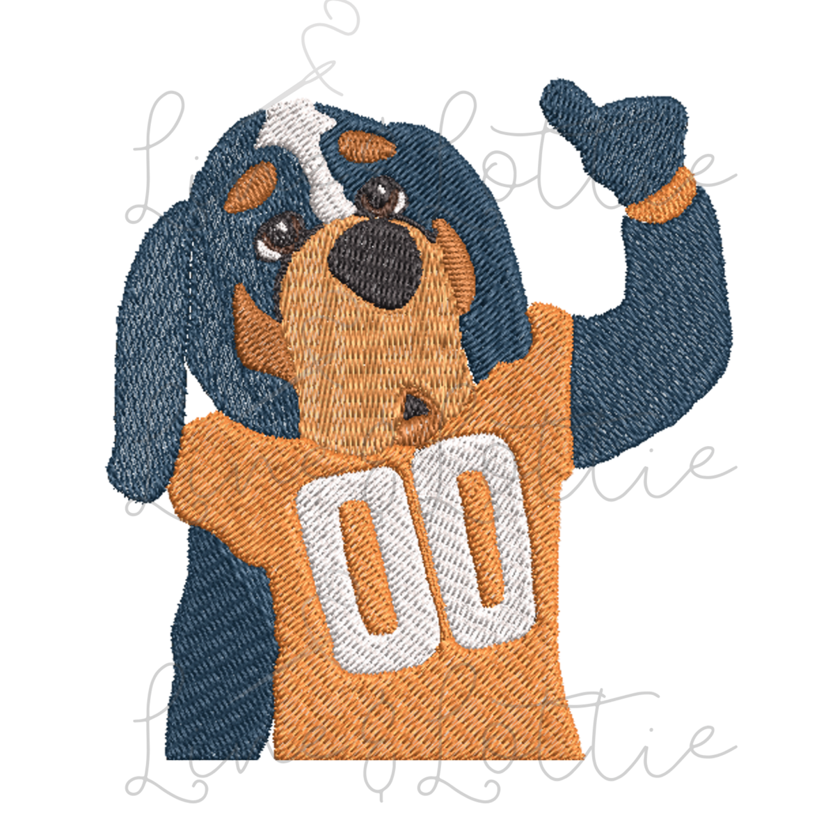 Hound Dog Mascot
