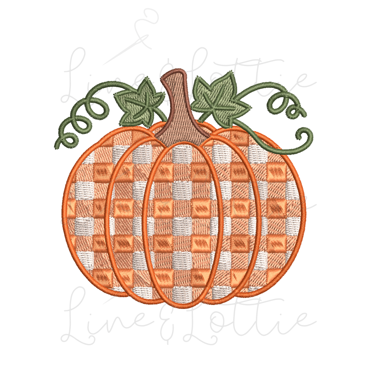 Gingham Pumpkin