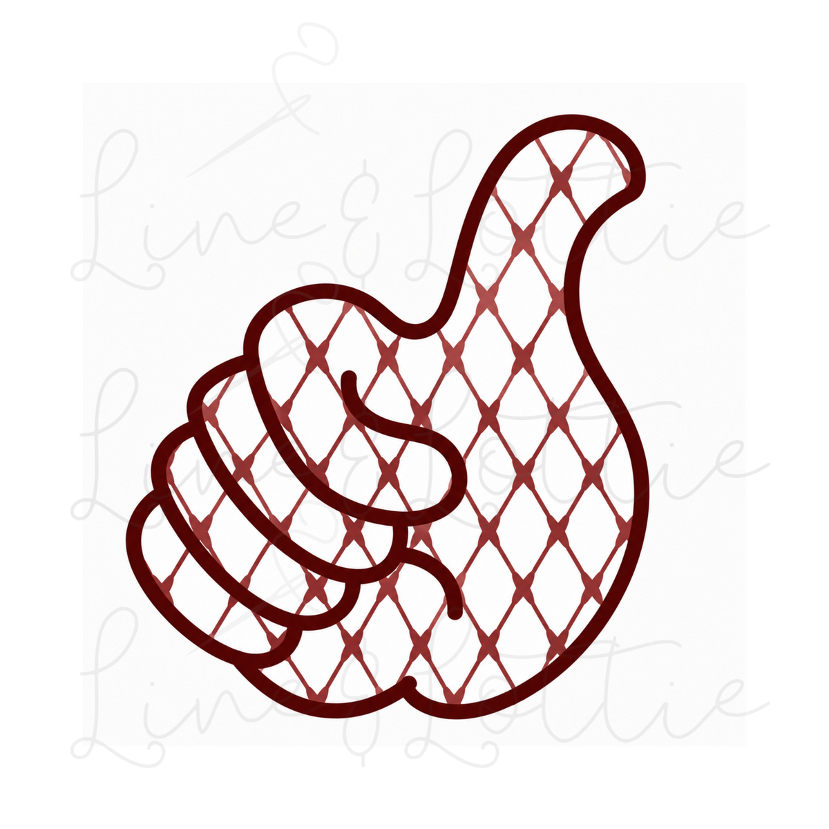 Thumbs Up Lattice Fill