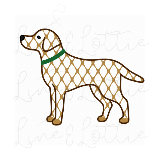 Labrador Retiever Lattice Fill