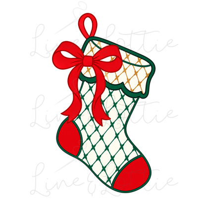 Christmas Stocking Lattice Fill