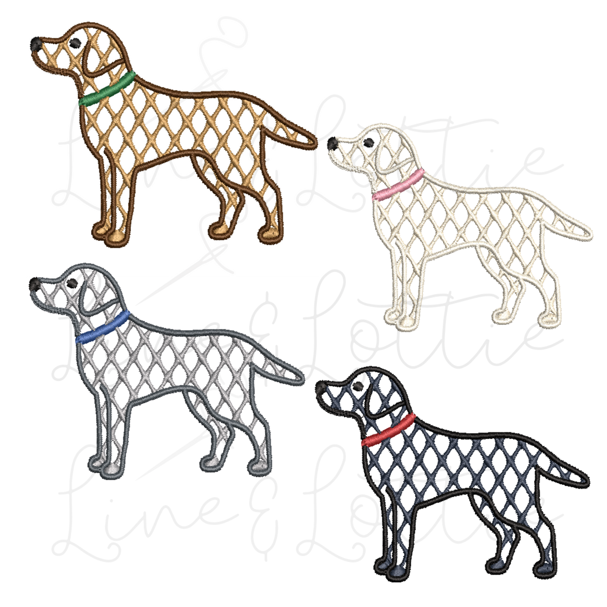 Labrador Retiever Lattice Fill