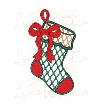 Christmas Stocking Lattice Fill