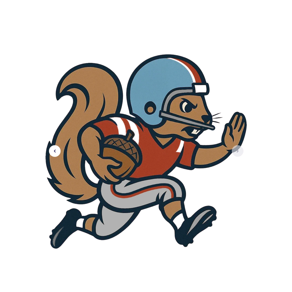 Grove Squirrel Football Player