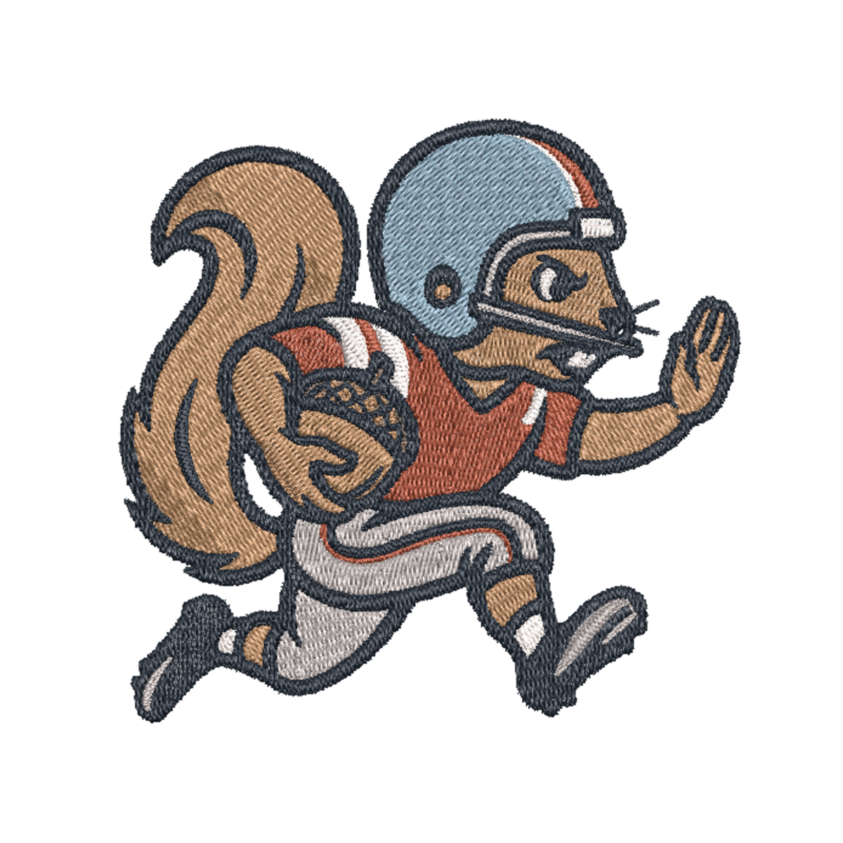 Grove Squirrel Football Player