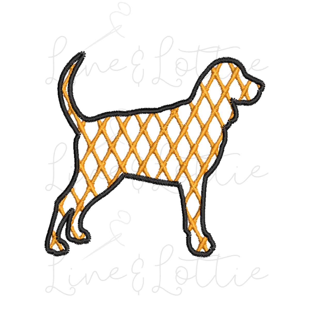 Bluetick Coonhound Lattice