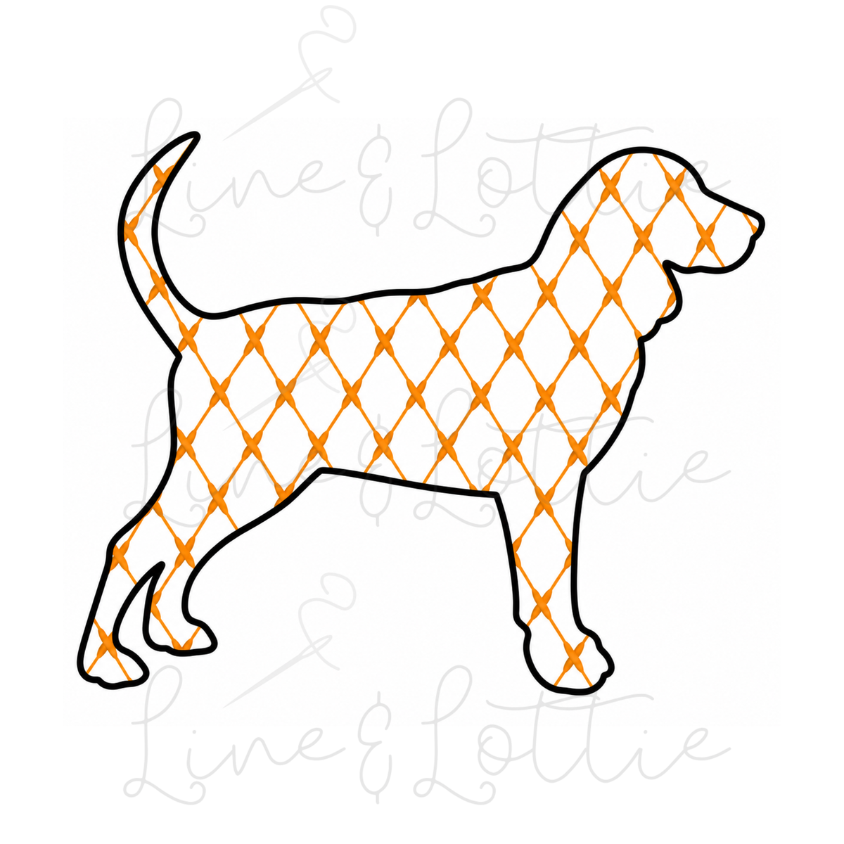 Bluetick Coonhound Lattice