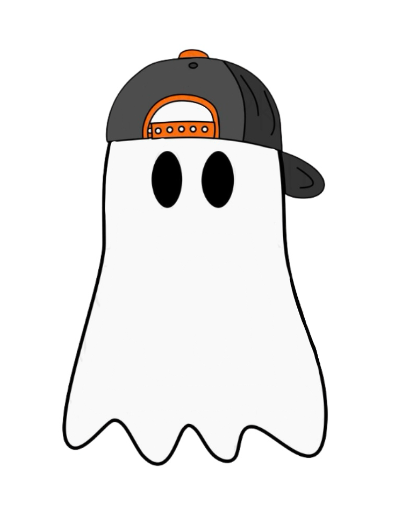 Backwards Hat Ghost Boy
